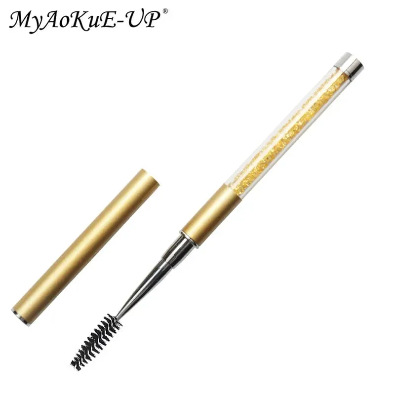 Brosse à cils en strass, brosses à cils réutilisables, applicateur de baguette de Mascara, outil de maquillage d'extension de cils — image 12