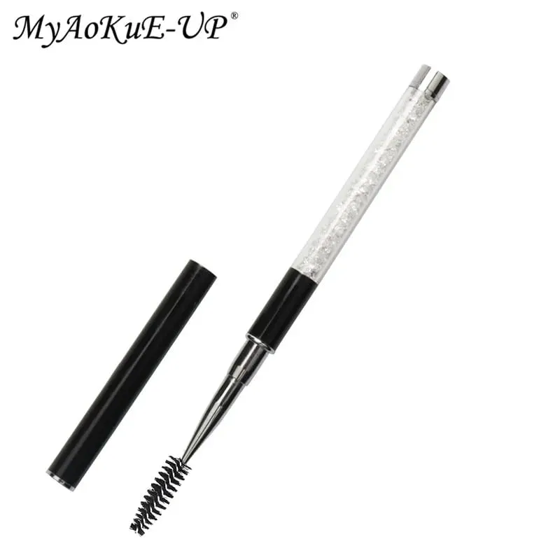 Brosse à cils en strass, brosses à cils réutilisables, applicateur de baguette de Mascara, outil de maquillage d'extension de cils — image 11