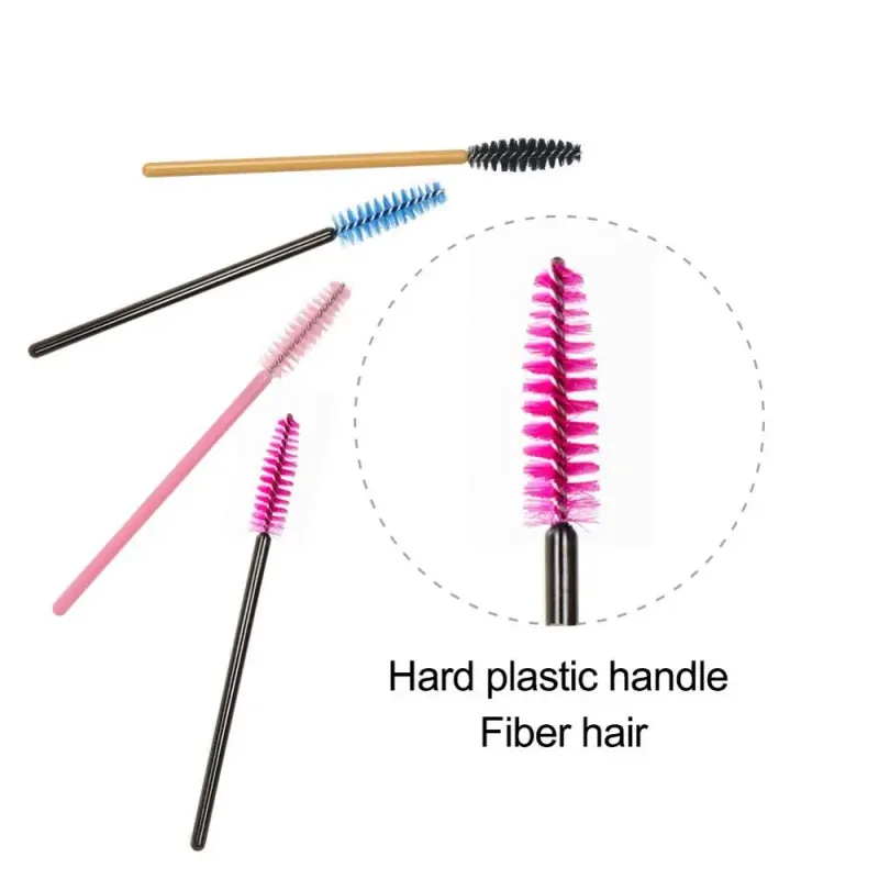 50Pcs Wimpern Pinsel Make-Up Pinsel Einweg Mascara Wands Applikator Multi Eye Lashes Cosmetic Pinsel Make-Up-Tools — image 4
