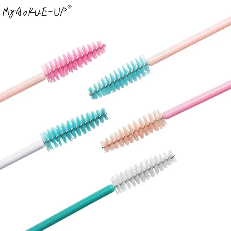 Applicateur de Mascara jetable en Nylon, brosses à cils pour Extension de cils, outils de maquillage pour femmes, 50 pièces — image 4