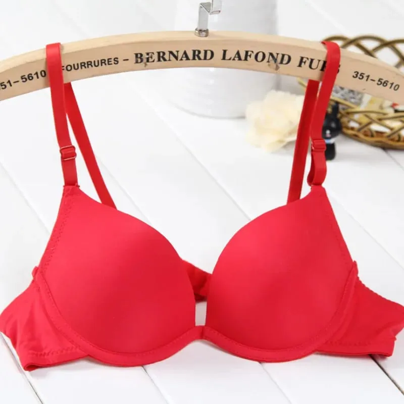 Lingerie sexy da donna Seni piccoli Reggiseno a V profondo Reggiseno di supporto Bralette con ferretto imbottito Top Bh 28-36 Coppa AA A B — image 12