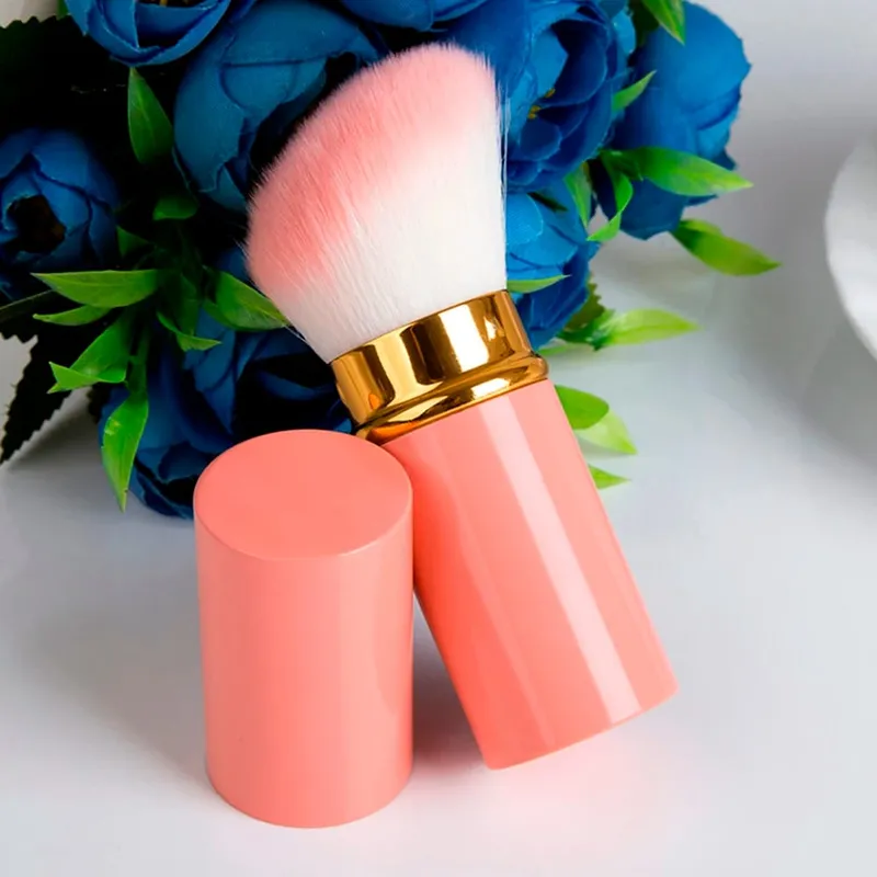 1pcs Professionele Make-Up Kwasten Intrekbare Blusher Poeder Foundation Gezicht Ogen Concealer Kabuki Borstel Cosmetische Gereedschappen — image 2