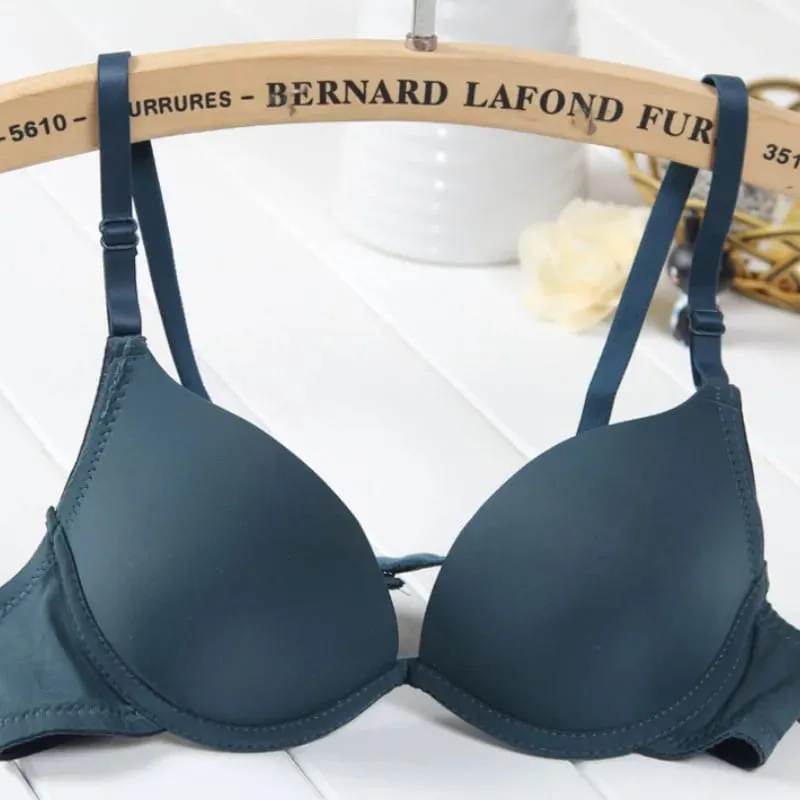 Lingerie sexy da donna Seni piccoli Reggiseno a V profondo Reggiseno di supporto Bralette con ferretto imbottito Top Bh 28-36 Coppa AA A B — image 10