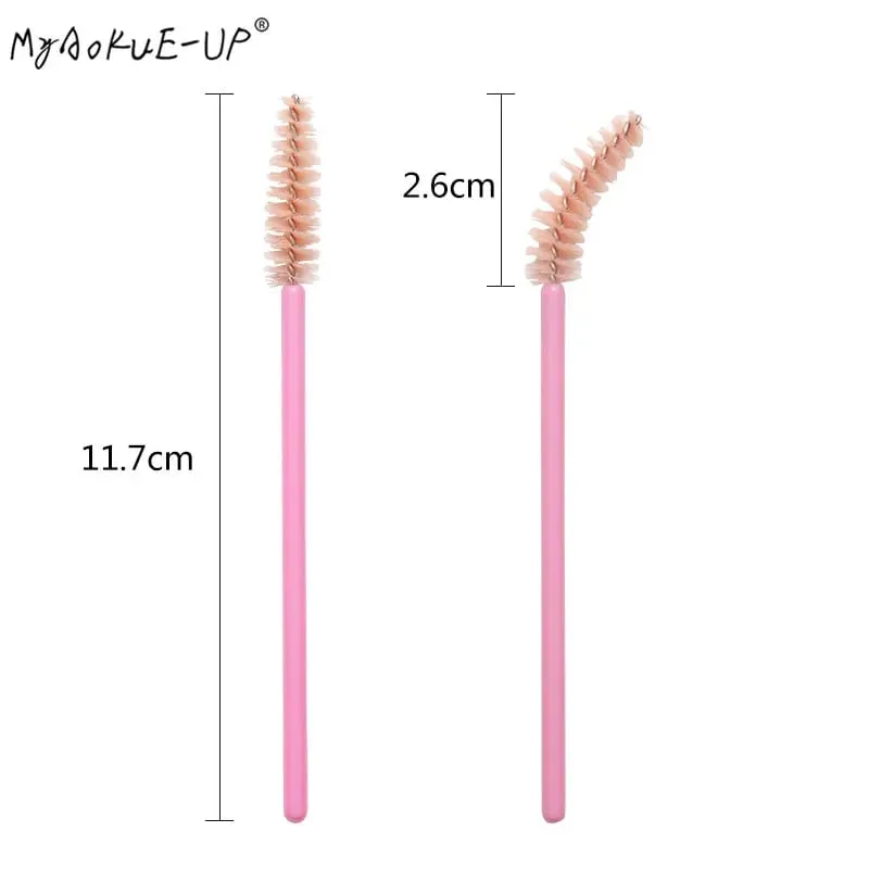 Applicateur de Mascara jetable en Nylon, brosses à cils pour Extension de cils, outils de maquillage pour femmes, 50 pièces — image 5