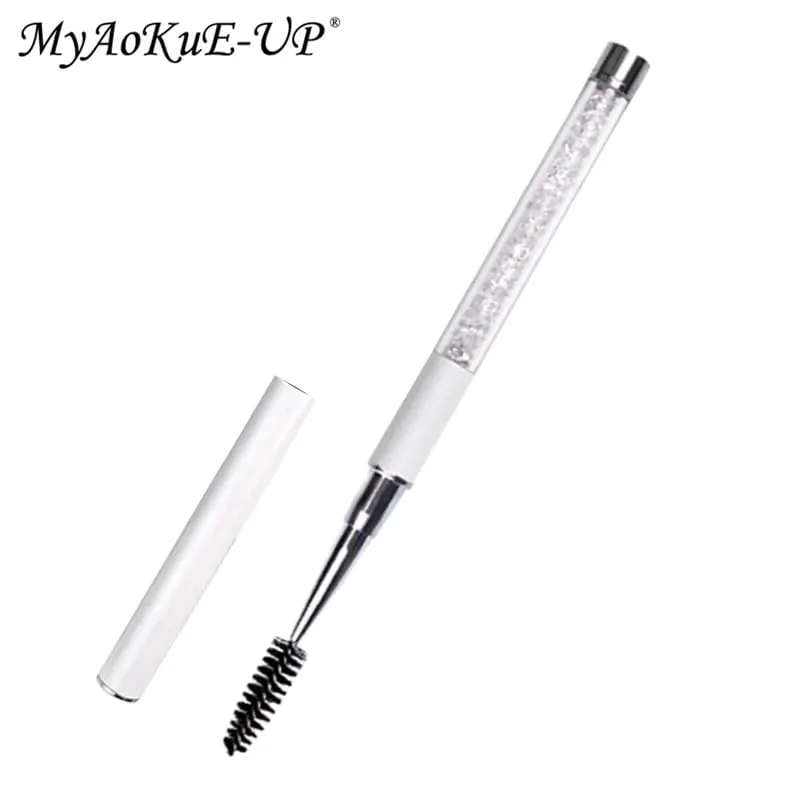 Brosse à cils en strass, brosses à cils réutilisables, applicateur de baguette de Mascara, outil de maquillage d'extension de cils — image 8