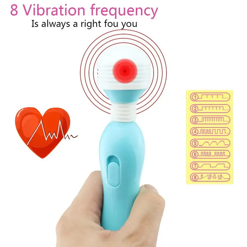 Ισχυροί δονητές Clit Magic Wand AV Massager Bullet Masturbator Clitoris G Spot Body Stimulator Σεξουαλικά παιχνίδια Dildo για ενήλικες για γυναίκες — image 6