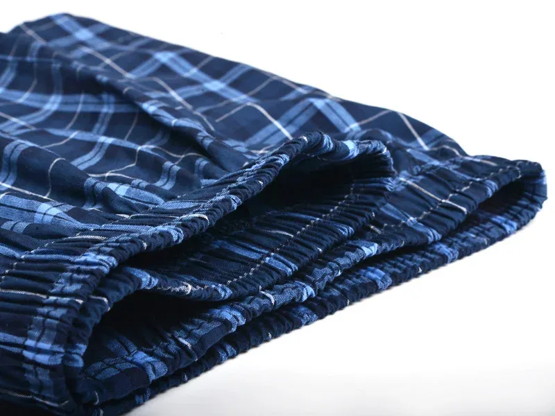 Herrunderkläder Boxerpläterade kalsonger 100 % bomull Shorts Herr Randiga trosor Lösa hög kvalitet Oversize Andas Dropshipping — image 3