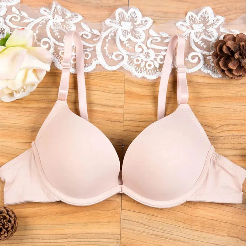 Lingerie sexy da donna Seni piccoli Reggiseno a V profondo Reggiseno di supporto Bralette con ferretto imbottito Top Bh 28-36 Coppa AA A B — image 4