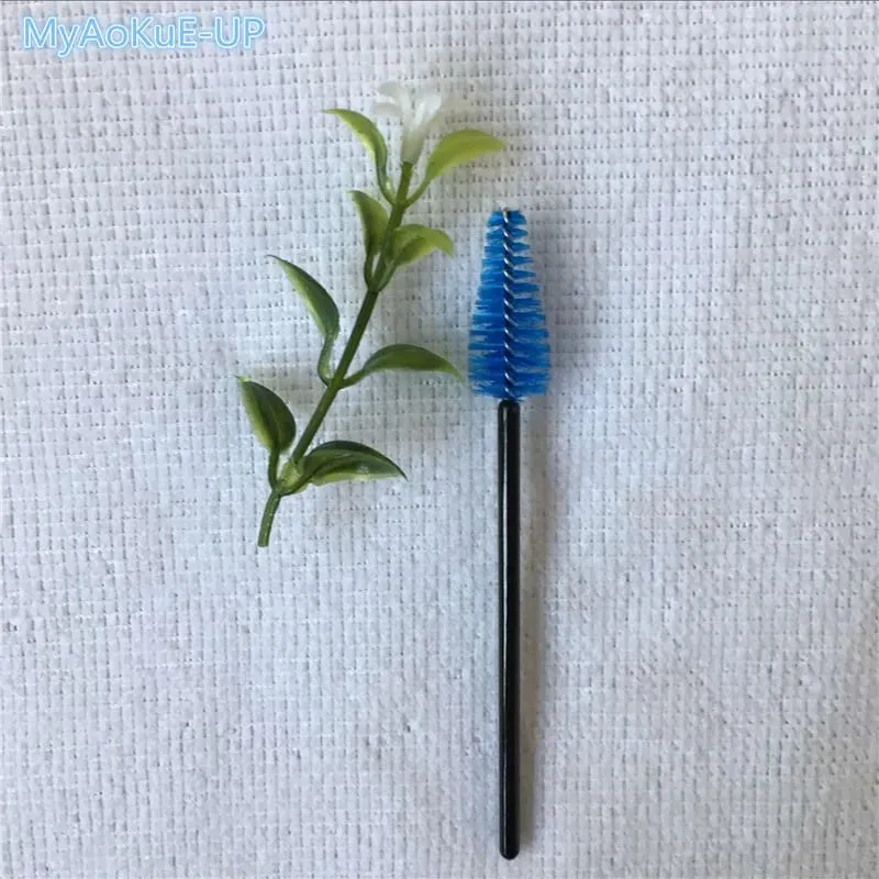 200 ชิ้นขายส่ง Water Drop Shape วัสดุไนลอนผสมสี Lashes แปรงแต่งหน้า Eyelash Extension เครื่องมือแปรงขนตา — image 4
