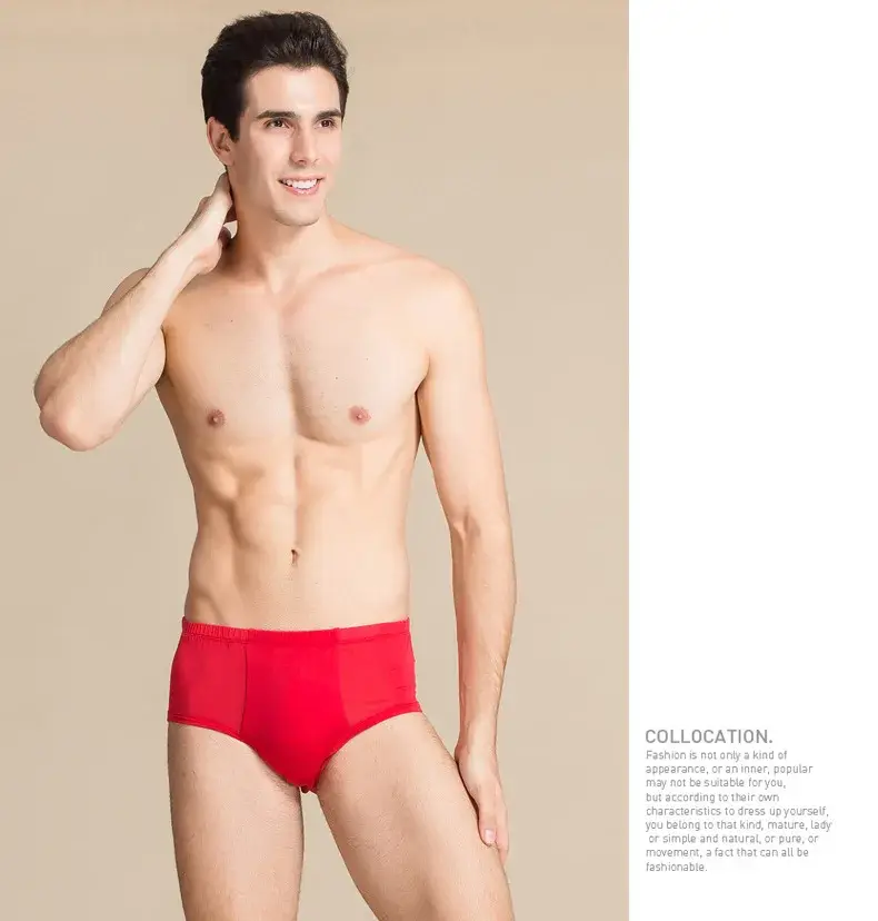 Men Underwear Boxer Shorts 100% Real Silk Knitted Boxers Comfortable Health Breathable Male U Shape Underpants 69112 — image 20