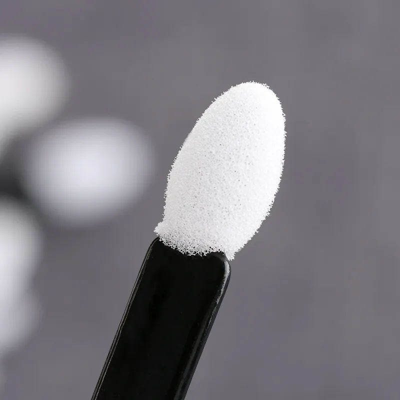 50 pçs profissional sombra de olho esponja escovas dupla espuma cabeça escovas descartáveis sombra esponja maquiagem aplicador ferramenta — image 3