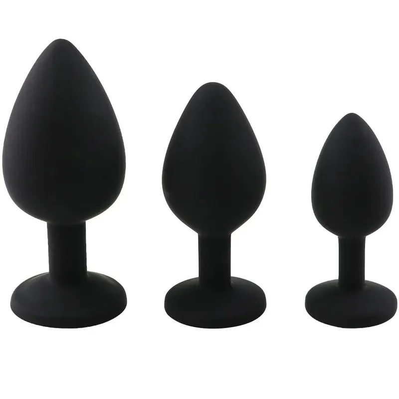 ซิลิโคนนุ่มก้น Anal Plug Unisex Sex Stopper 3 ขนาดผู้ใหญ่ของเล่นสำหรับชาย/หญิง Anal TRAINER สำหรับคู่ — image 5