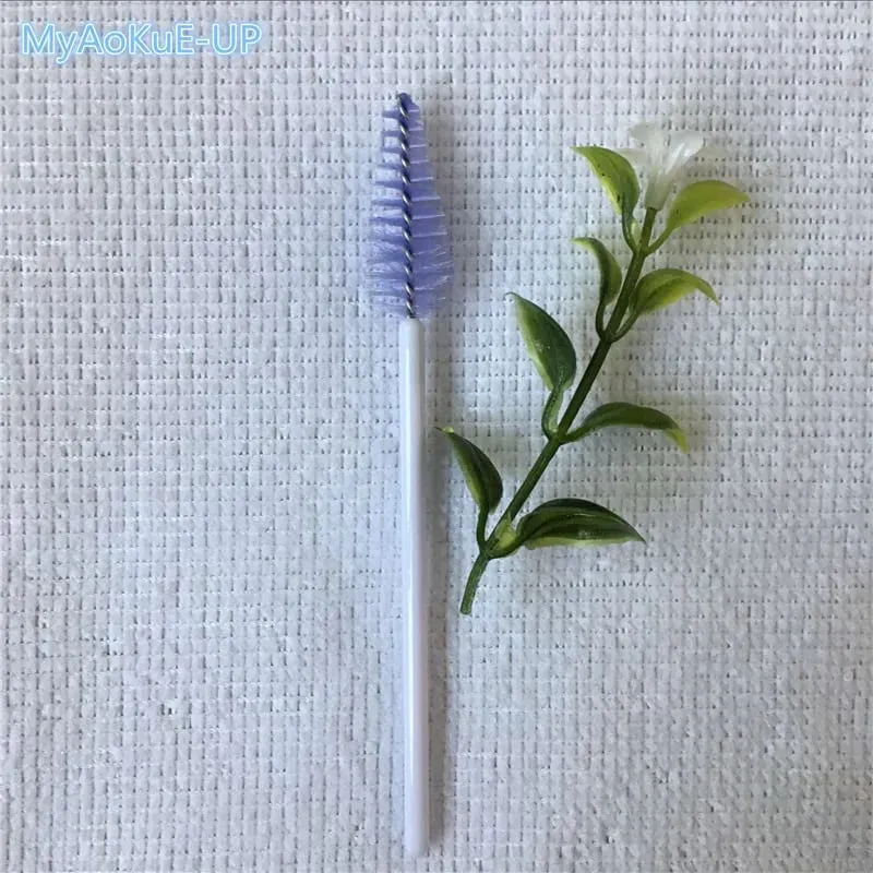 200 ชิ้นขายส่ง Water Drop Shape วัสดุไนลอนผสมสี Lashes แปรงแต่งหน้า Eyelash Extension เครื่องมือแปรงขนตา — image 6