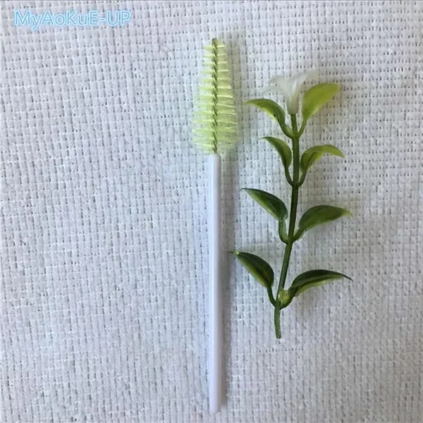 200 ชิ้นขายส่ง Water Drop Shape วัสดุไนลอนผสมสี Lashes แปรงแต่งหน้า Eyelash Extension เครื่องมือแปรงขนตา — image 22