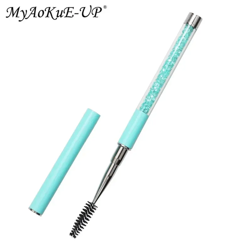 Brosse à cils en strass, brosses à cils réutilisables, applicateur de baguette de Mascara, outil de maquillage d'extension de cils — image 9