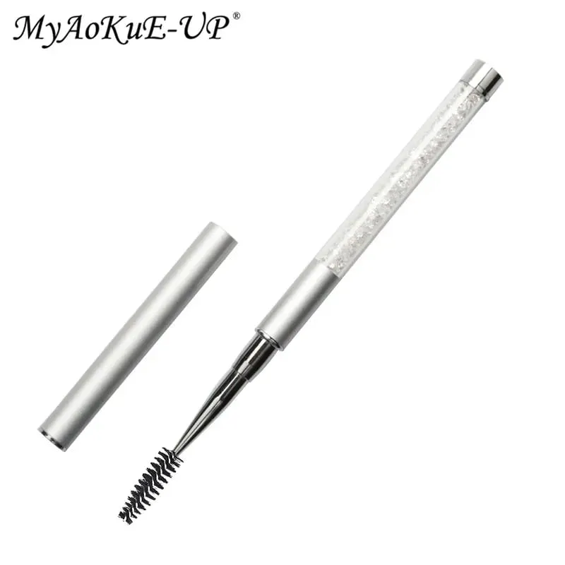 Brosse à cils en strass, brosses à cils réutilisables, applicateur de baguette de Mascara, outil de maquillage d'extension de cils — image 13