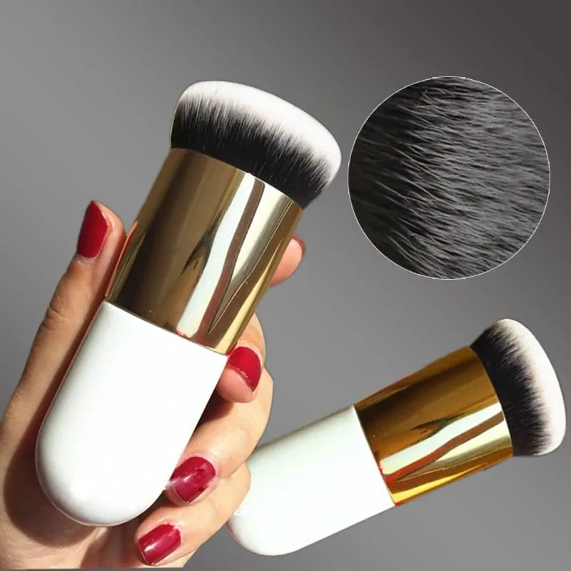 ใหม่ Chubby Pier Foundation Brush แปรงแต่งหน้าครีมแบนแปรงแต่งหน้าเครื่องสำอางมืออาชีพ — image 1
