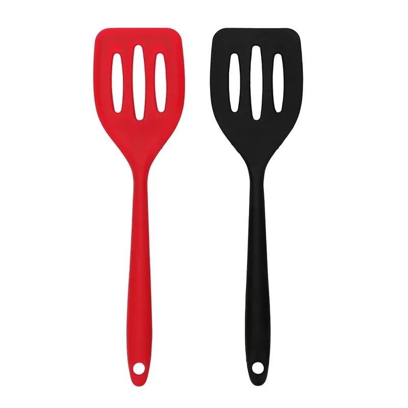 Gadget Peralatan Dapur Wajan Penggorengan Ikan Telur Sendok Turner Berlubang Sekop Goreng Peralatan Memasak Spatula Turner Silikon — image 8