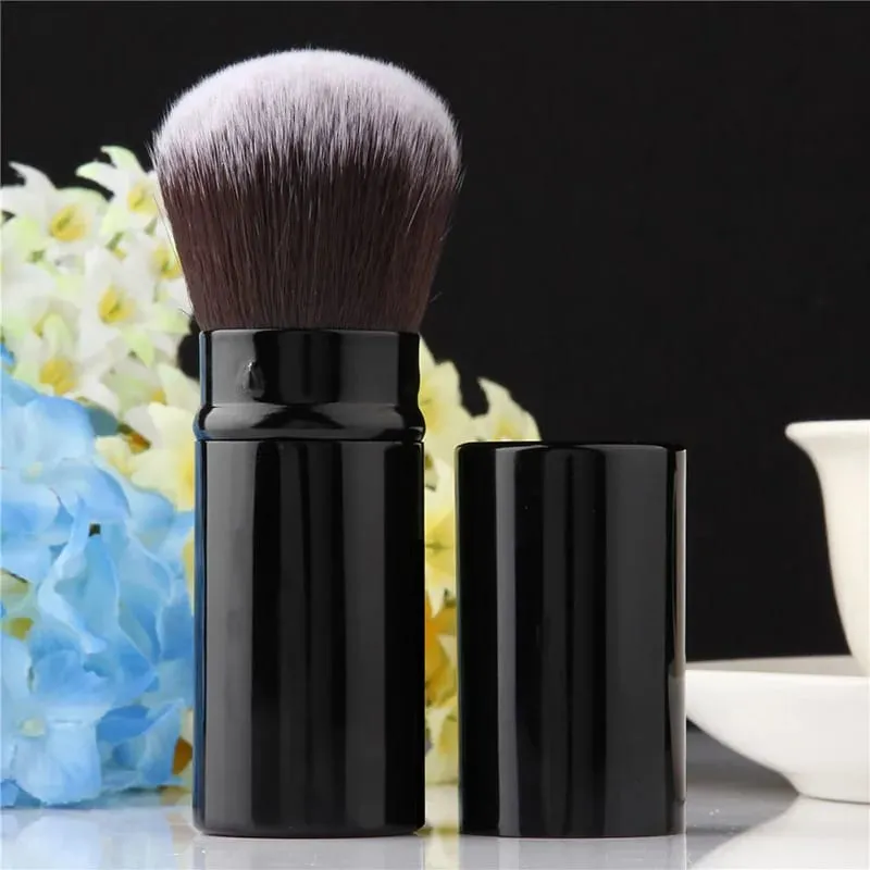 1pcs Professionele Make-Up Kwasten Intrekbare Blusher Poeder Foundation Gezicht Ogen Concealer Kabuki Borstel Cosmetische Gereedschappen