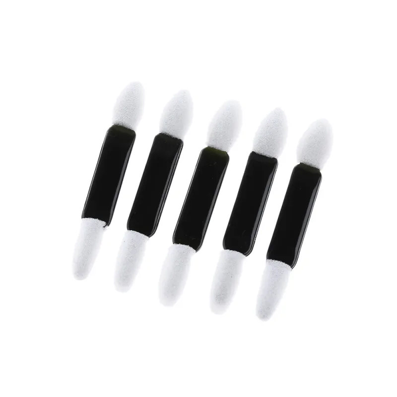 50 pçs profissional sombra de olho esponja escovas dupla espuma cabeça escovas descartáveis sombra esponja maquiagem aplicador ferramenta — image 4