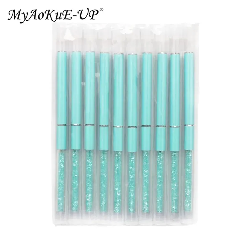 Brosse à cils en strass, brosses à cils réutilisables, applicateur de baguette de Mascara, outil de maquillage d'extension de cils — image 4