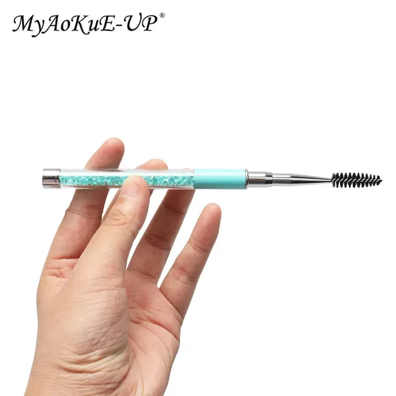 Brosse à cils en strass, brosses à cils réutilisables, applicateur de baguette de Mascara, outil de maquillage d'extension de cils — image 3