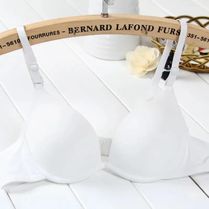 Lingerie sexy da donna Seni piccoli Reggiseno a V profondo Reggiseno di supporto Bralette con ferretto imbottito Top Bh 28-36 Coppa AA A B — image 13