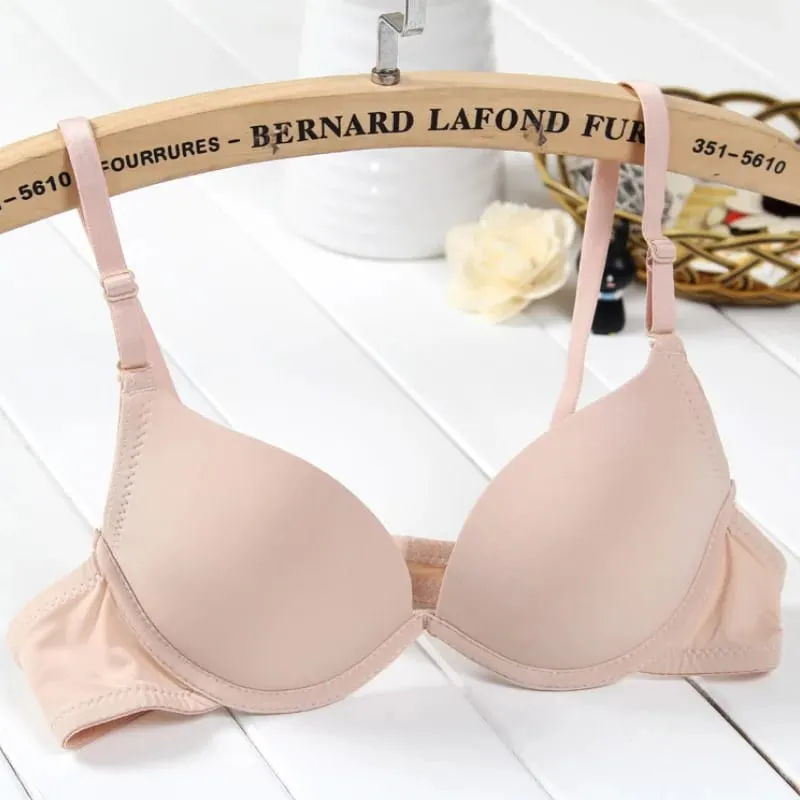 Lingerie sexy da donna Seni piccoli Reggiseno a V profondo Reggiseno di supporto Bralette con ferretto imbottito Top Bh 28-36 Coppa AA A B