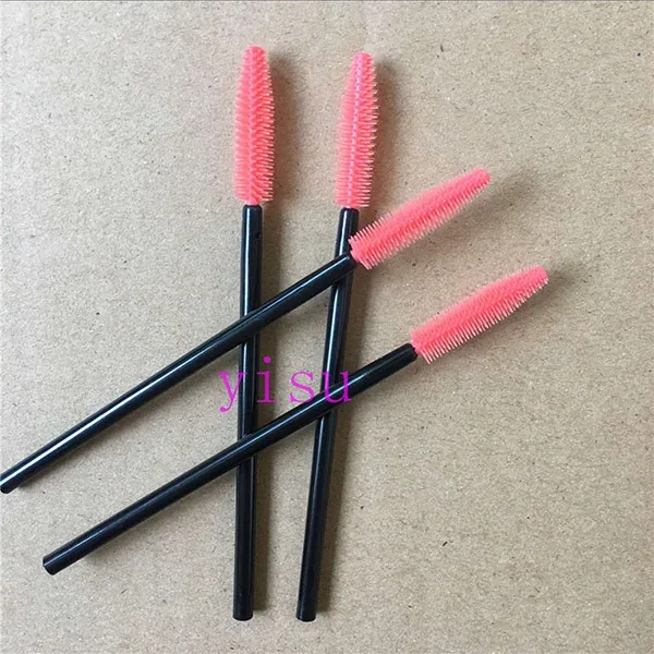 50 pcs Silicone Mascara Wands Applicator Disposable Eyelash Brushes Comb Beauty Makeup Brush For Women Eyelash Extension Tools