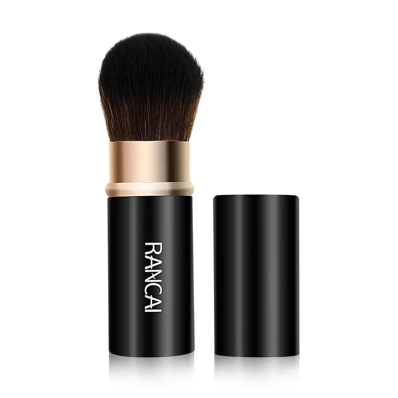 1 pçs pincéis de maquiagem retrátil pó fundação mistura blush rosto kabuki escova maquiagem compõem ferramentas cosméticas