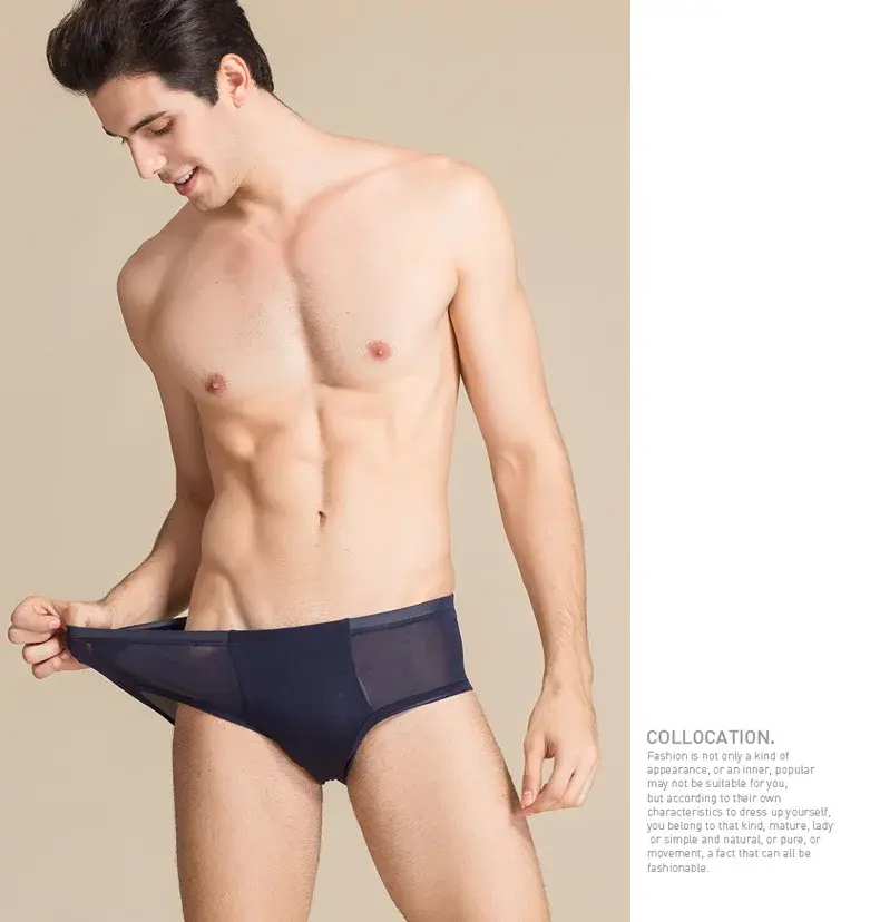 Men Underwear Boxer Shorts 100% Real Silk Knitted Boxers Comfortable Health Breathable Male U Shape Underpants 69112 — image 11