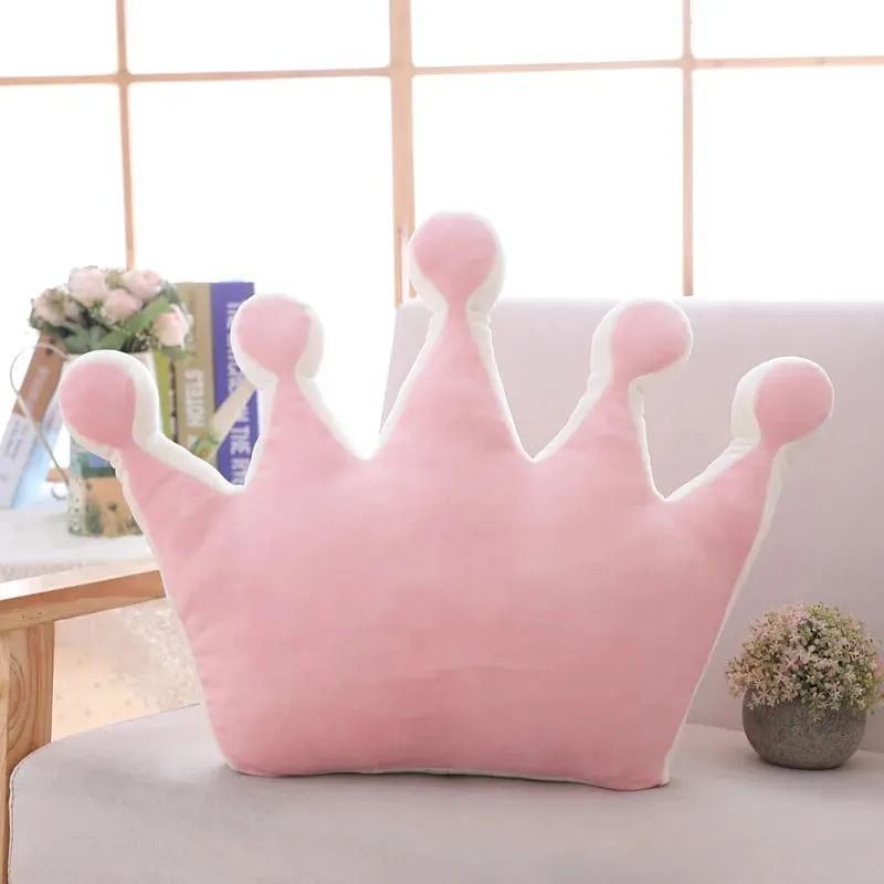 INS HOT Candy Color Cloud Star Moon Bantal Plush Colorful Rainbow Crown Bantal Kusyen Sofa Dekorasi Rumah Mainan Bantal Bantal — image 12