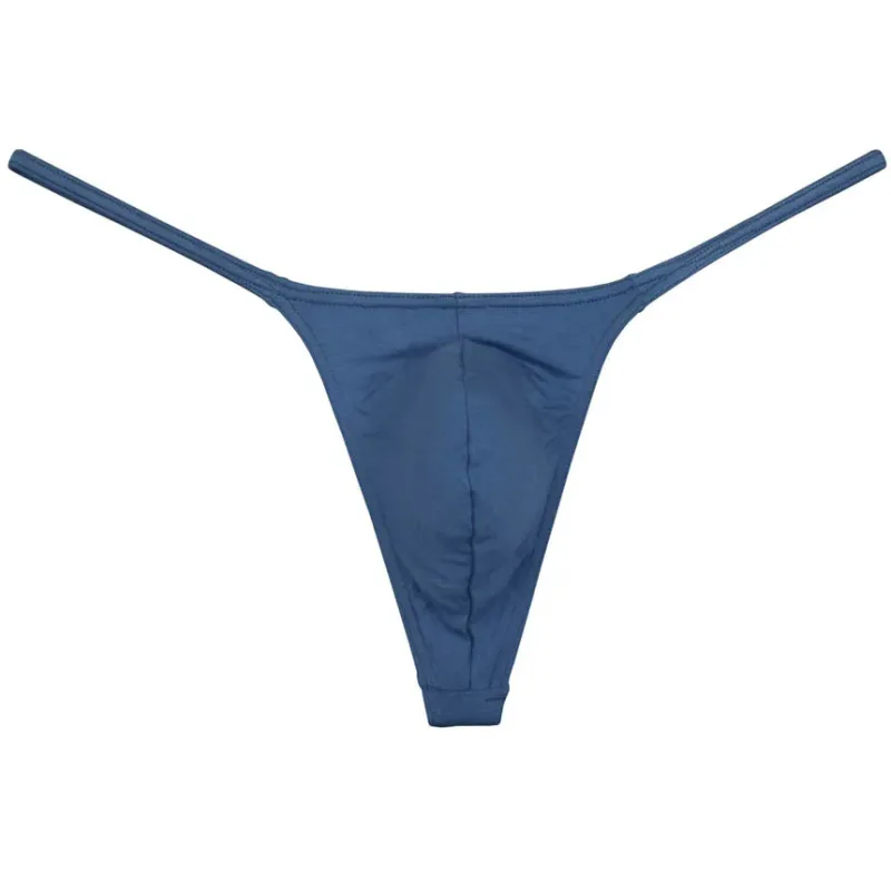 Männer Modal String Tanga Unterwäsche Männlich Minimale Abdeckung Hipster T-back Jock Strap — image 21