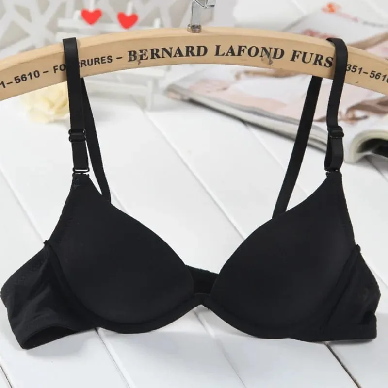 Lingerie sexy da donna Seni piccoli Reggiseno a V profondo Reggiseno di supporto Bralette con ferretto imbottito Top Bh 28-36 Coppa AA A B — image 8