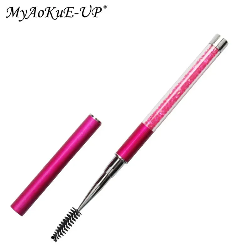 Brosse à cils en strass, brosses à cils réutilisables, applicateur de baguette de Mascara, outil de maquillage d'extension de cils — image 10
