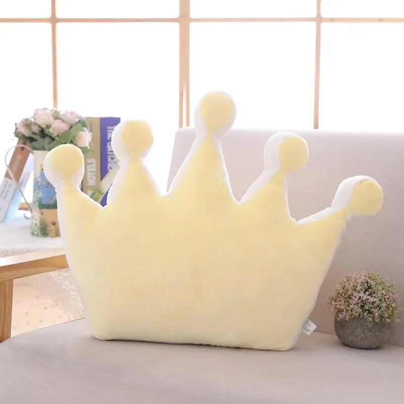 INS HOT Candy Color Cloud Star Moon Bantal Plush Colorful Rainbow Crown Bantal Kusyen Sofa Dekorasi Rumah Mainan Bantal Bantal — image 13