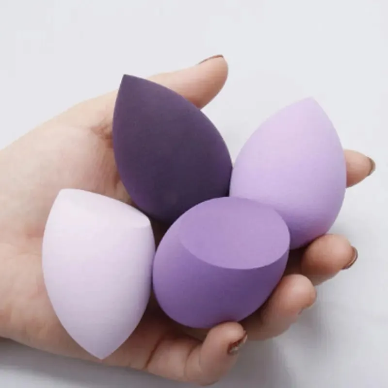 4 pezzi/borsa Fashion Make up Blender Cosmetic Puff Trucco Spugna Fondotinta in polvere Spugna Strumento di bellezza Accessori per strumenti di trucco