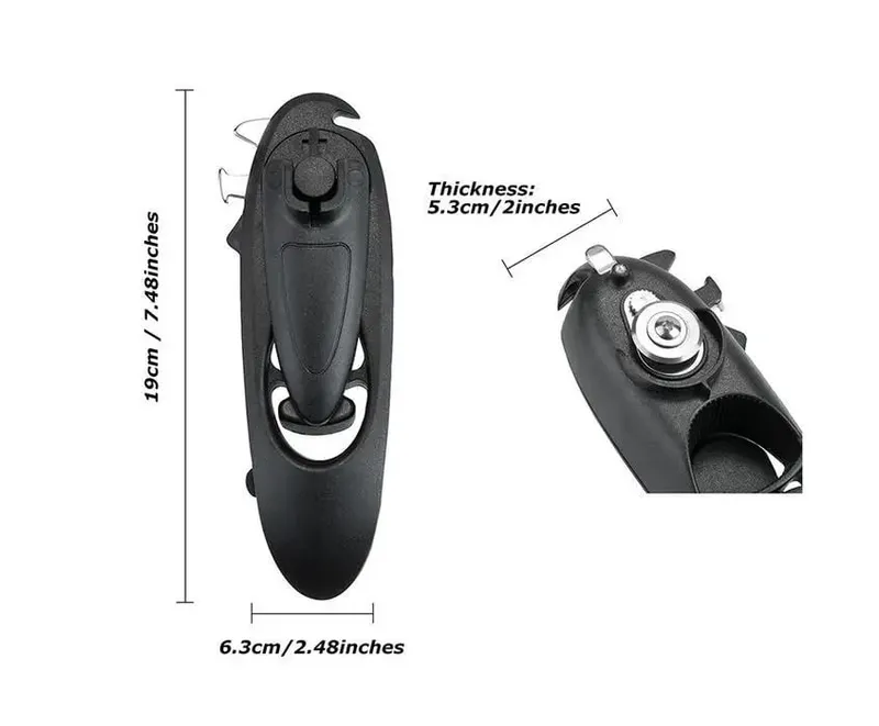 Tin or Can Opener also for Jar Opener with Opening Beer Bottle Box Novel Multifunctional Kitchen Accessories for Opening Gadgets — image 9