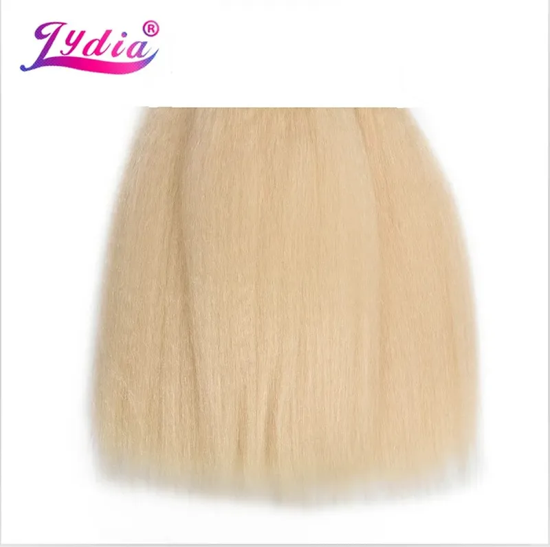 Lydia 8Pcs /Set With18Clips-In Synthetic Kinky Staight Hair Extensions Long Heat Resistant Hair-Pieces16-20 Inches Afro American — image 15