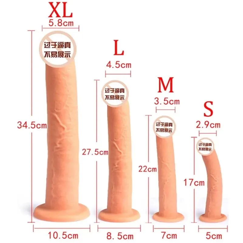 Siliconen Zachte Super Enorme Anale Plug Realistische Dildo Butt Plug Dick Vagina Masturbator Prostaat Massager Speeltjes Voor Vrouwen Mannen — image 4