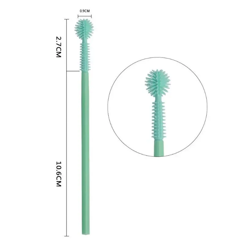 50 stk silikone øjenvipper børster engangs mascara tryllestave applikator øjenvippe børste øjenvippeforlængelse Makeup værktøj — image 8