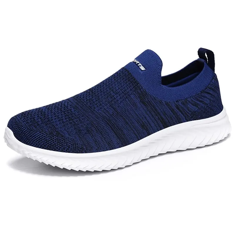 Uomini Vulcanize Scarpe Maglia Scarpe Da Uomo Leggere E Comode Scarpe Da Ginnastica da uomo 2025 Autunno Moda Slip On Appartamenti Scarpe Mocassini Maschili