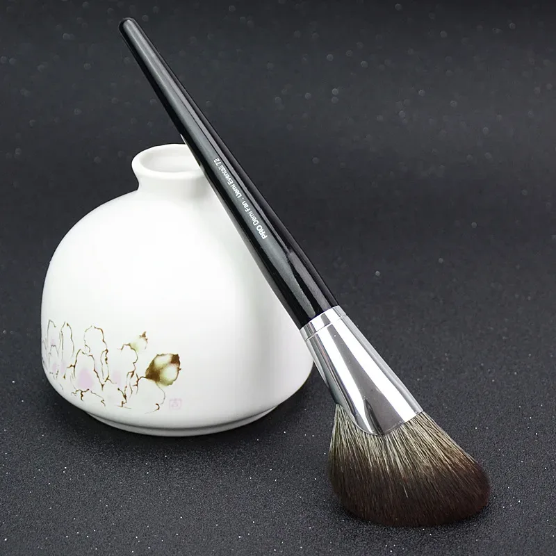 Pinceaux de maquillage Pro Demi Fan, 1 pièce, poudre pour le visage, contour #72, pinceau de maquillage, bronzeur, sculpture, manche en bois — image 2