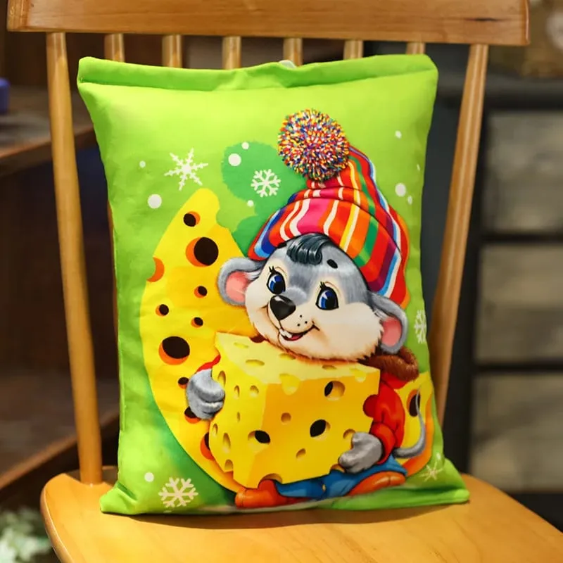 Creative เหมือนจริงขนมขบเคี้ยวหมอน Plush จำลองแมวสุนัขอาหารมันฝรั่งชิปคุกกี้เหมือนจริงอาหาร Snack Cushion Plushie Props ของขวัญ — image 15