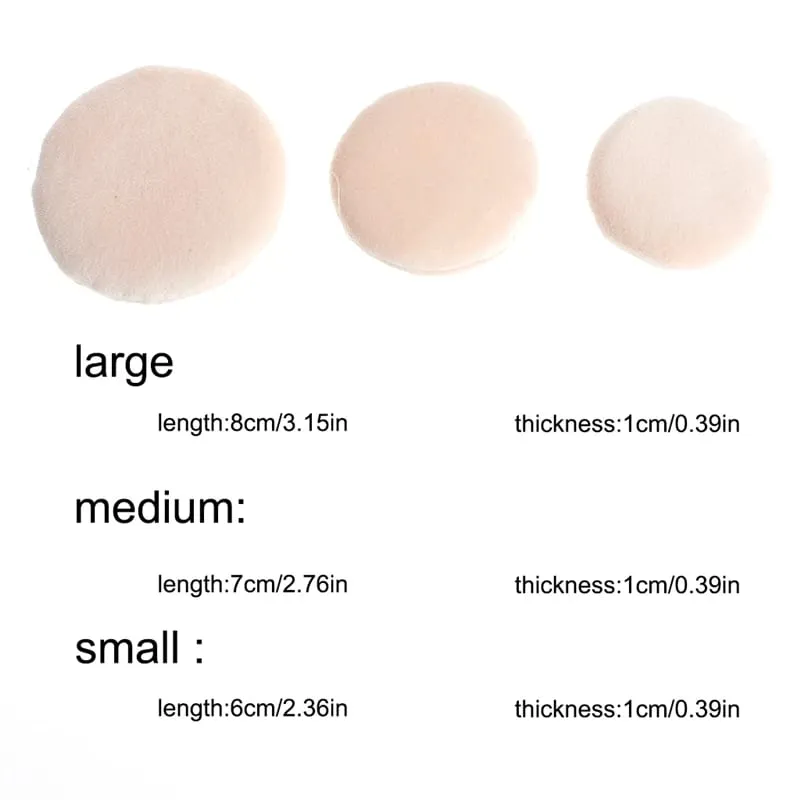 Face Body Powder Puff Cosmetic Makeup Super Soft Cleansing Make Up Sponge 3 Size — image 3