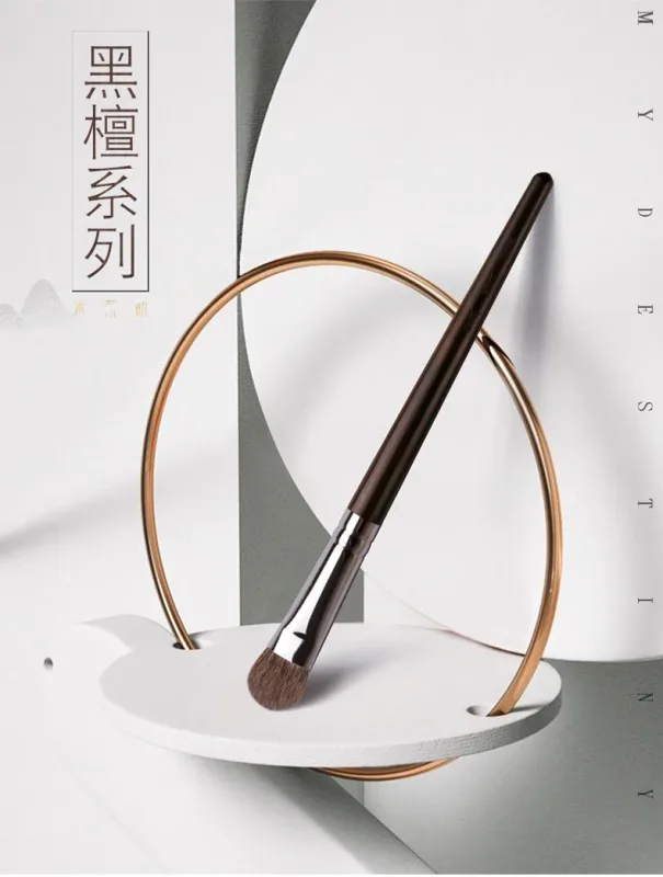 1 ชิ้นคุณภาพสูง Pro สัตว์ขนาดใหญ่อายแชโดว์แปรงแต่งหน้า Eye Highlight Make up แปรง Ebony handle เครื่องสำอางค์เครื่องมือ — image 4