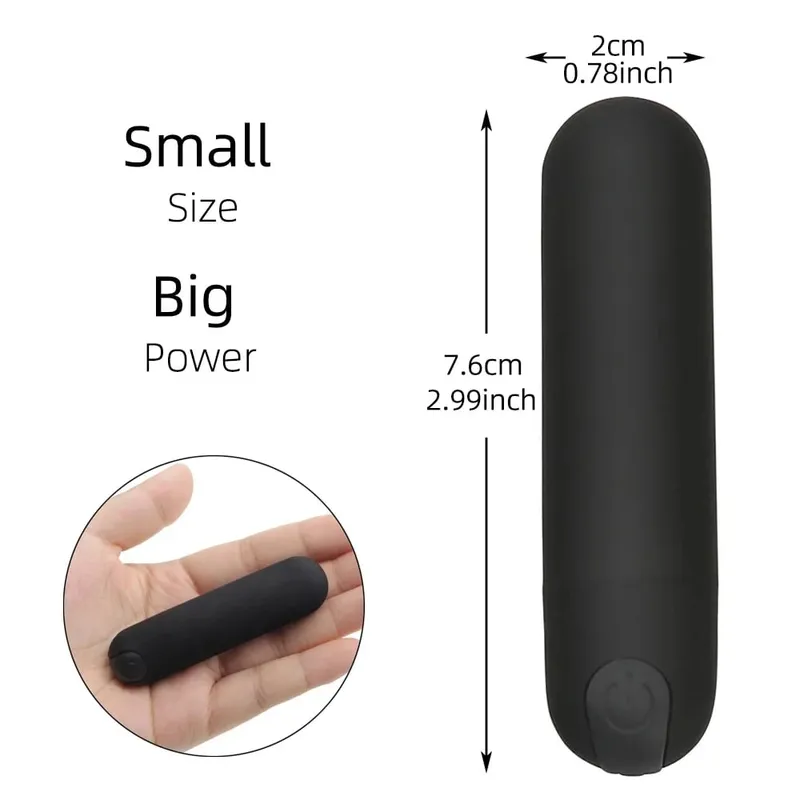 Leistungsstarke USB Ladung Kugel Vibrator Klitoris Stimulator G-Spot Vagina Massage Erwachsene Erotische Sex Spielzeug Für Frau Weibliche Masturbator — image 4