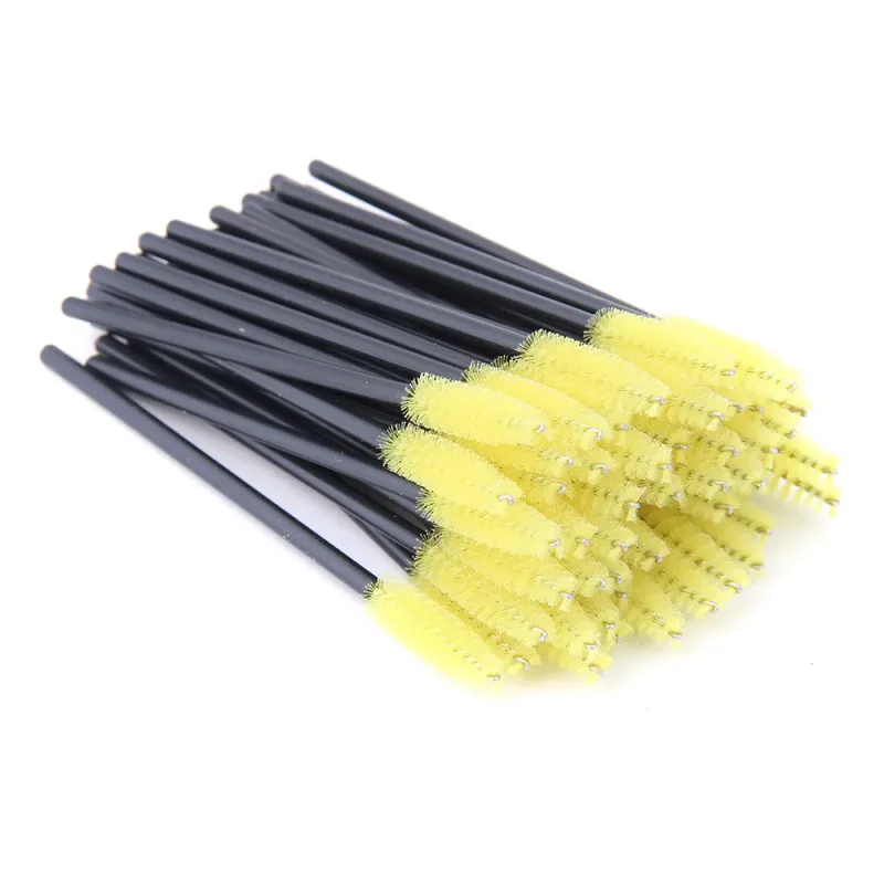 Buona qualità 5/50 pezzi pennelli per trucco ciglia in cristallo manico diamantato bacchette per mascara strumenti per estensione ciglia — image 16