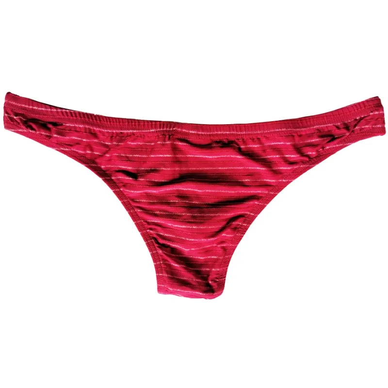 5 Lelaki Seluar Seksi Bikini Berjalur Seluar Dalam Lembut Bernafas Seluar Dalam Cucea Lelaki Seluar Gay Selesa Cueca Seluar Dalam Lelaki C903-1