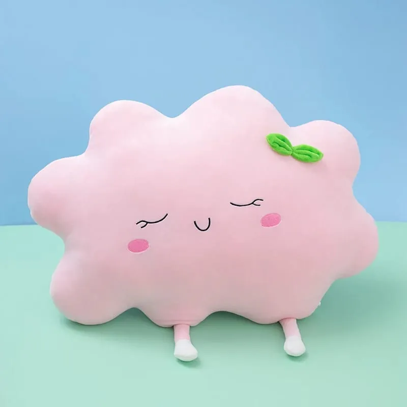 Cute Sun Cloud Plush Pillow Stuffed Soft Creative Plush Sun Cloud Toy Car Pillow Mga Laruang Dekorasyon sa Bahay — image 5